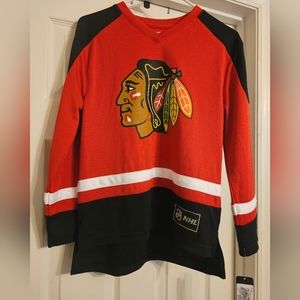 NWT Chicago Blackhawks #88 Patrick Kane youth replica Jersey. Size:L 12/14..
